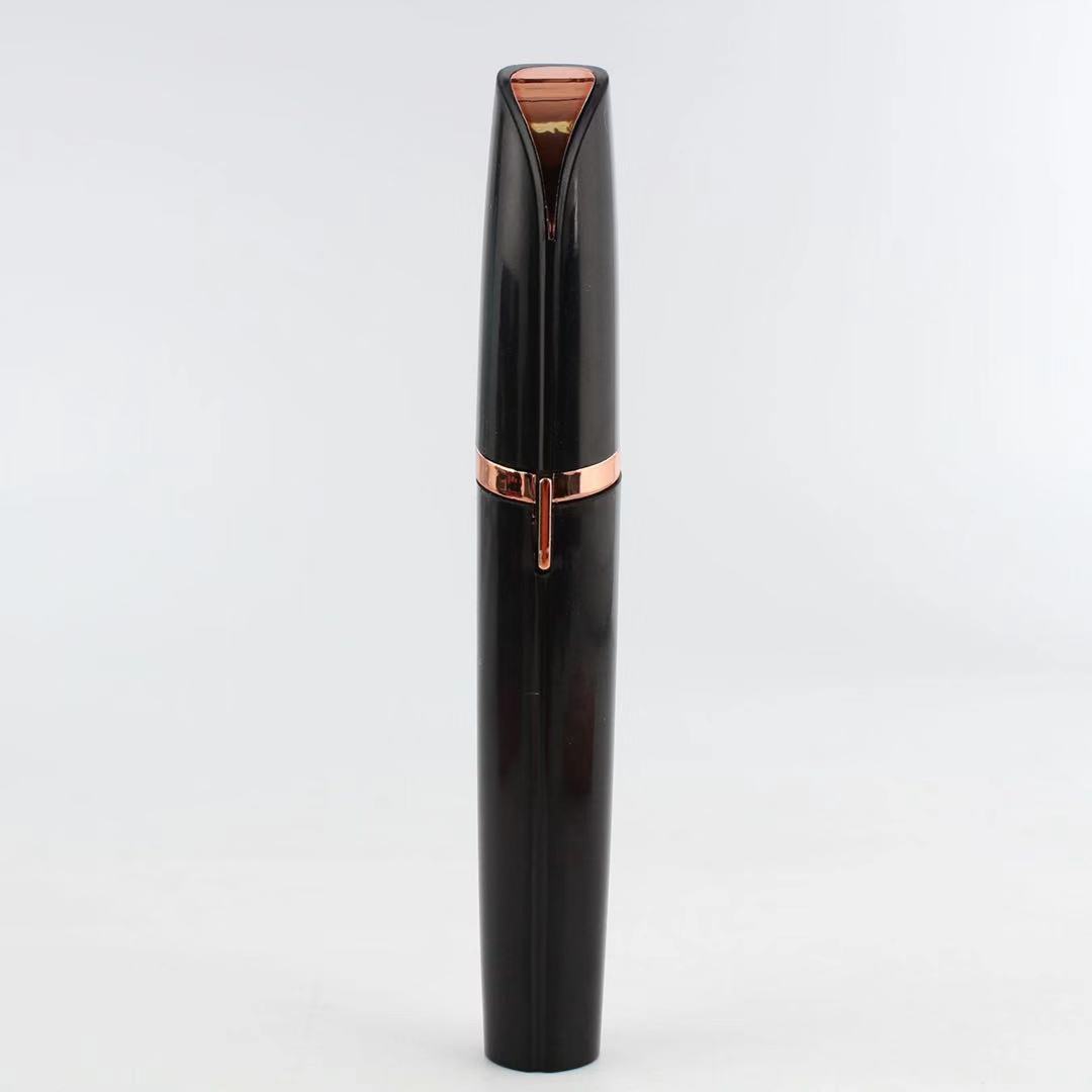 Flawlessly Brows Electric Eyebrow Remover with gold plated head and LED light.