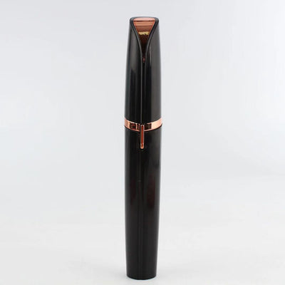 Flawlessly Brows Electric Eyebrow Remover with gold plated head and LED light.