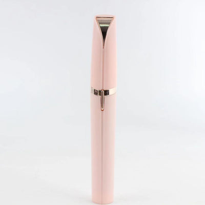 Flawlessly Brows Electric Eyebrow Remover with gold plated hypoallergenic head, designed for safe and painless eyebrow trimming.