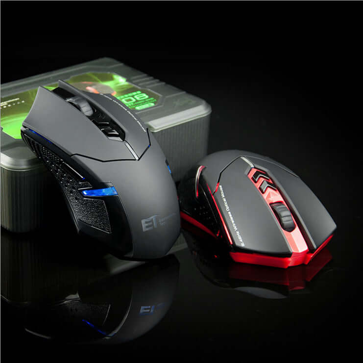 Wirelesspro USB interface wireless gaming optical mouse for PC and laptop with 7 keys and 4000dpi.