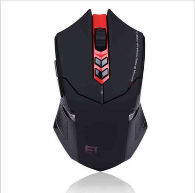 Wirelesspro gaming optical mouse with USB interface and 4000dpi wireless connectivity for PC and laptop