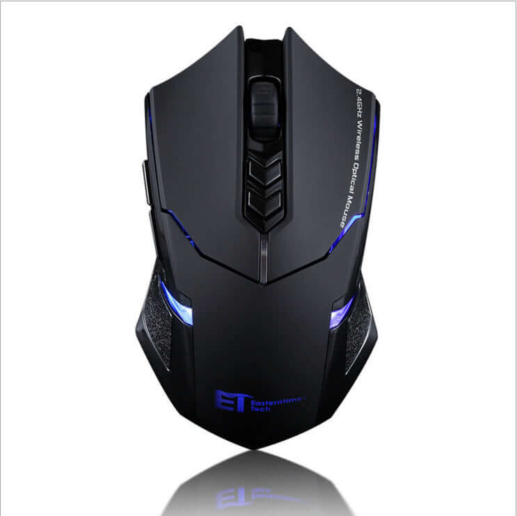 Wirelesspro wireless gaming optical mouse with USB interface and 4000dpi for PC and laptop