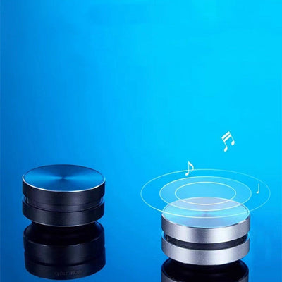 Bone conduction wireless Bluetooth speaker, magnetic and portable design.
