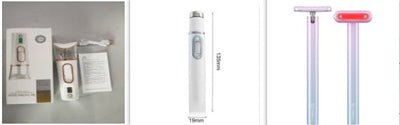 Portable acne laser pen with blue light therapy, wrinkle removal, and massage function.