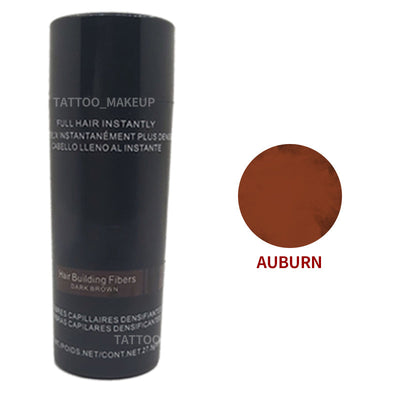 Hair Bun Powder in Auburn color for plump and fluffy hair styling.