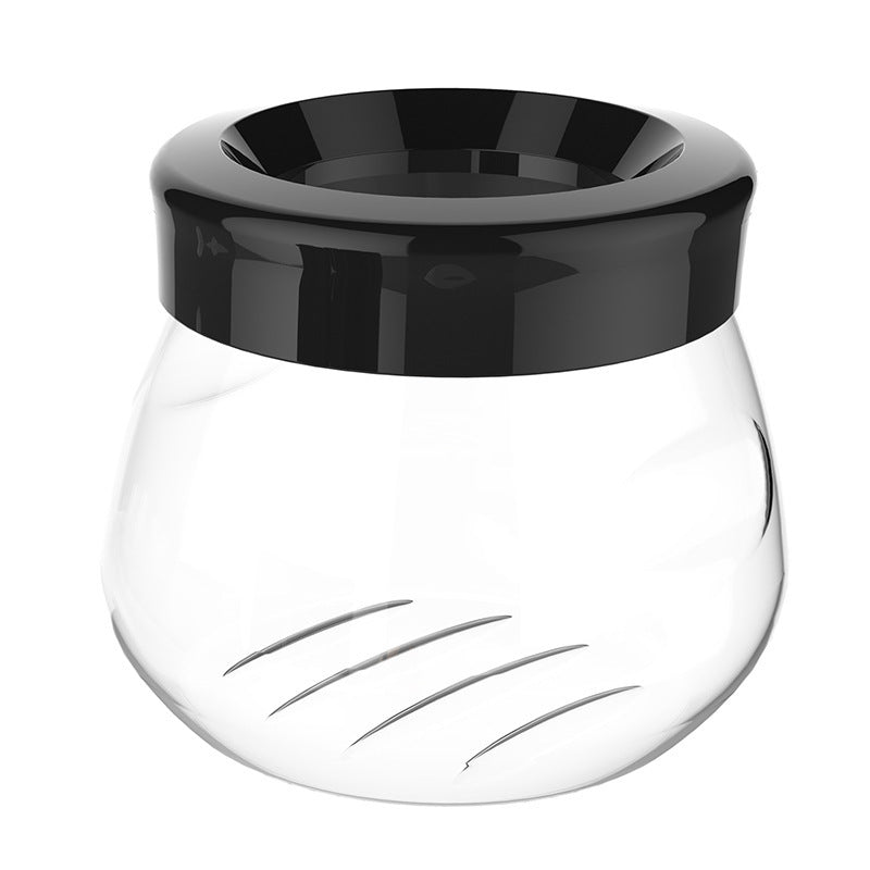 Electric makeup brush cleaning machine with silicone scrubber and portable plastic handle.