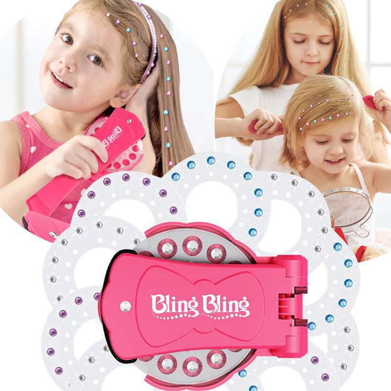 Nail Rig Girl Play House Sticker toy with diamond stickers for girls' play and development.