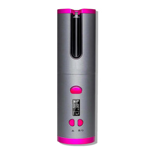 Automatic cordless hair curler with sleek design for effortless salon-quality curls.