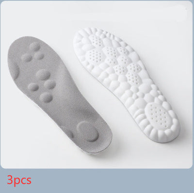 Sports insole for boys and women with textured design, suitable for various shoe types.