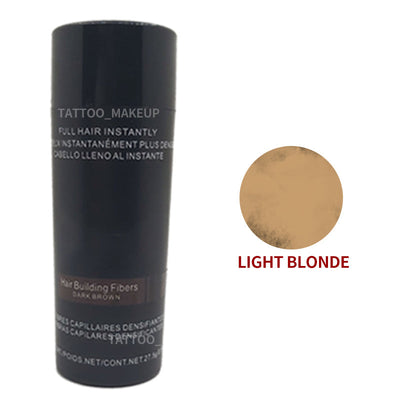 Hair Bun Powder Hair Fiber in Light Blonde with Packaging